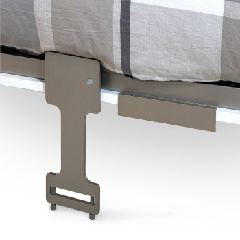 Mod. Versia French 140 cm - 140 cm Versia clay foldaway double bed