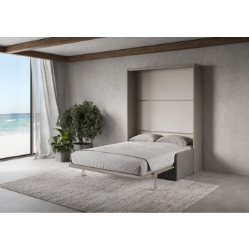 Mod. Versia double bed 160 with sofa - Versia foldaway double bed 160 with clay sofa