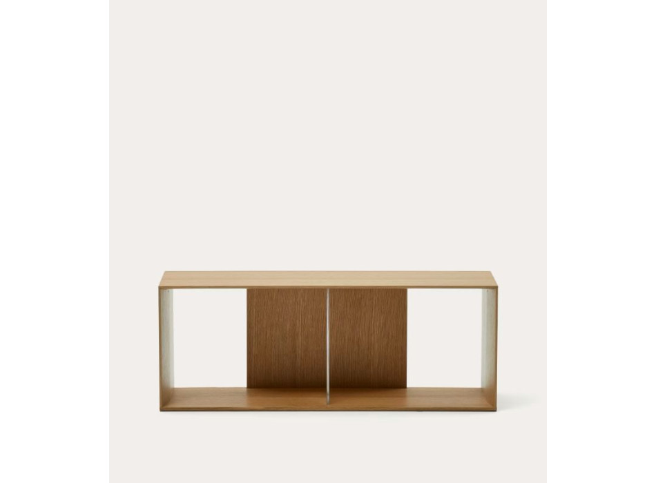 Litto small veneered bookcase module 101 x 38 cm