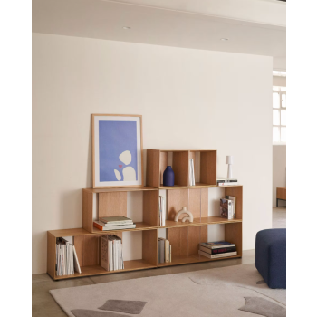 Litto small veneered bookcase module 34 x 38 cm