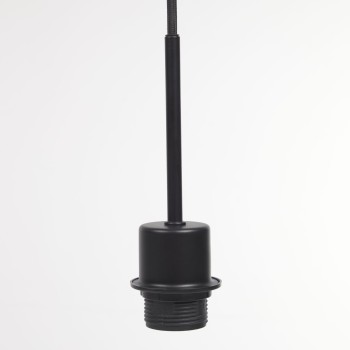 Fulvia ceiling lamp frame made of metal with black finish