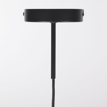 Fulvia ceiling lamp frame made of metal with black finish