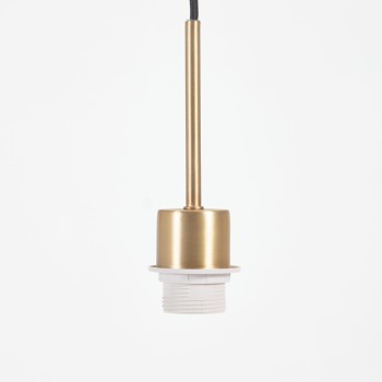 Fulvia ceiling lamp frame made of metal with black finish