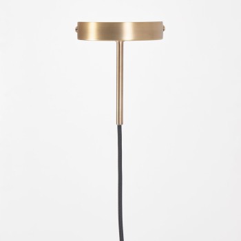 Fulvia ceiling lamp frame made of metal with black finish