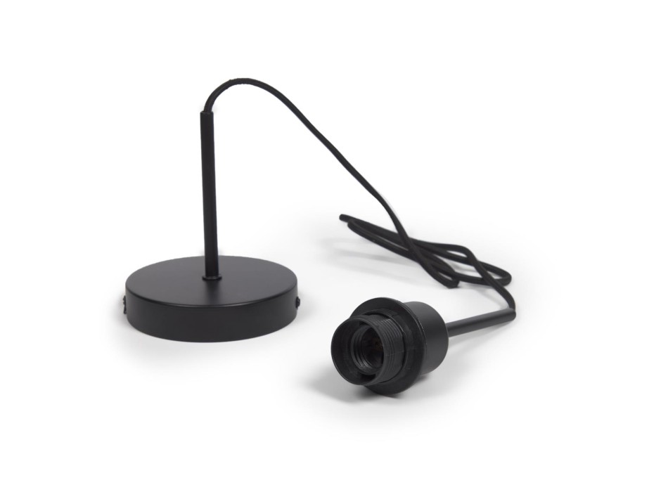 Fulvia ceiling lamp frame made of metal with black finish