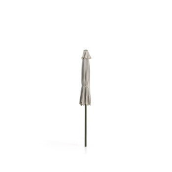 Milna beige central pole umbrella with steel frame