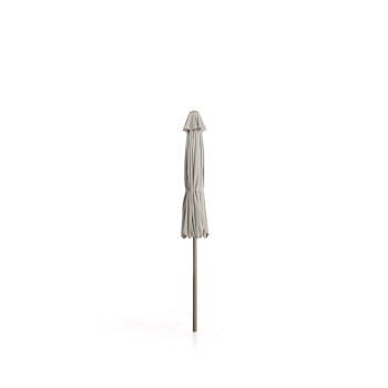 Milna beige central pole umbrella with steel frame
