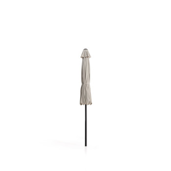 Milna beige central pole umbrella with steel frame