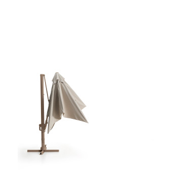 Eccentric Noli beige umbrella with aluminum frame