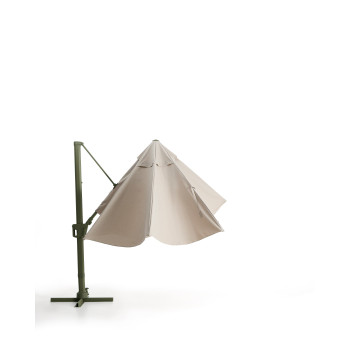 Eccentric Noli beige umbrella with aluminum frame