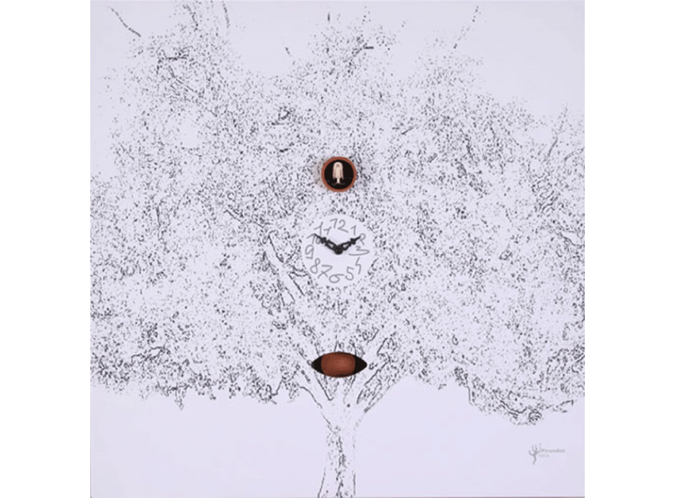 Clock 141 PIRONDINI BLACK TREE