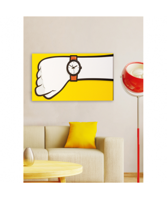 Clock WHAT TIME IS G1728 PINTDECOR