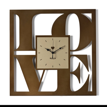 LOVE Arts and Crafts Designer Wall Clock