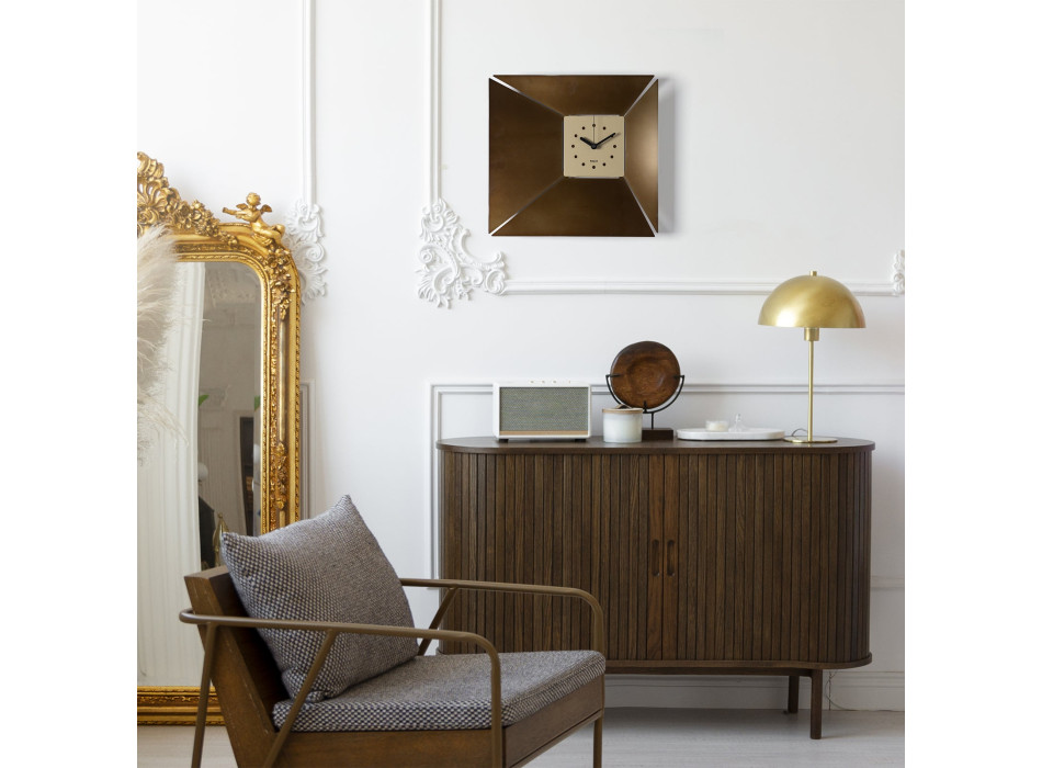 ILLUSIO 5097 Arts and Crafts Minimalist Wall Clock