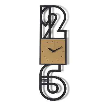 NEVILLE 5123 Arts & Crafts Minimalist Wall Clock