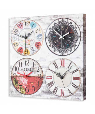 Clock IT'S TIME IN PROVENCE G2434 PINTDECOR