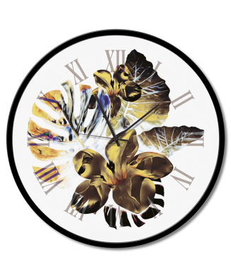 Clock HANDS ON THE FLOWER GTO6574 PINTDECOR