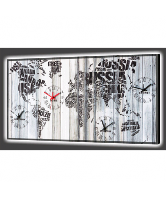 LUMINOUS watch THE WORLD GL3534 PINTDECOR