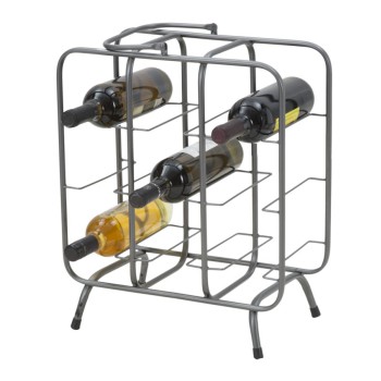 P/BOTTLES SQUARE RACK (9 PLACES)