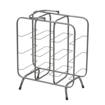 P/BOTTLES SQUARE RACK (9 PLACES)