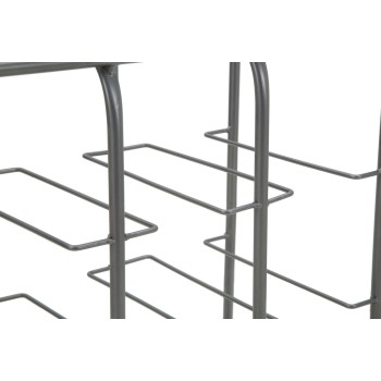 P/BOTTLES SQUARE RACK (9 PLACES)