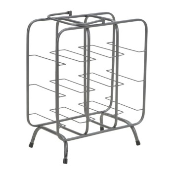 P/BOTTLES SQUARE RACK (9 PLACES)