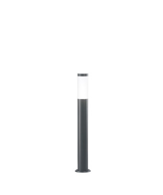 TOKYO ANTHRACITE BOLLARD 1XE27 IP44 11.5X70CM