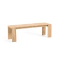 Victoire outdoor bench in solid teak wood 175 cm