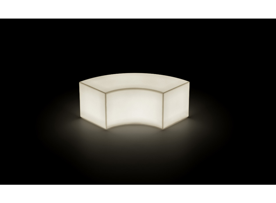 TWIST modular bench, luminous version by Plust