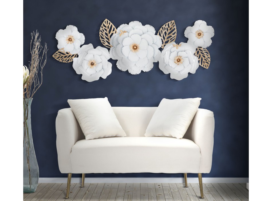 WHITE DECOR WALL PANEL 158X9X60