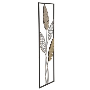 IRON AND WOOD PANEL LEAVES -A-
