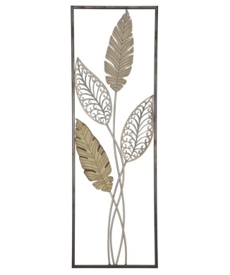 IRON AND WOOD PANEL LEAVES -A-