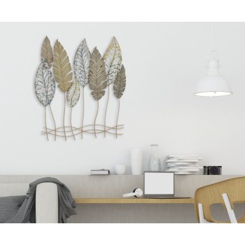 IRON AND WOOD PANEL LEAVES -C-