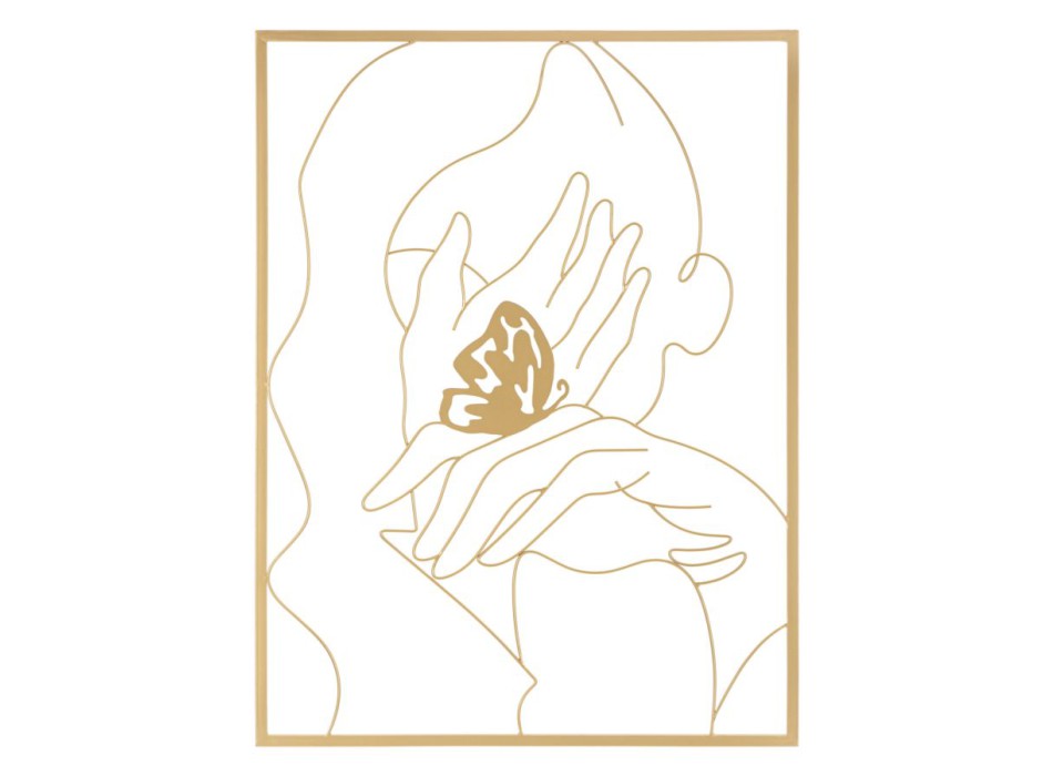 HANDS ON FACE IRON PANEL