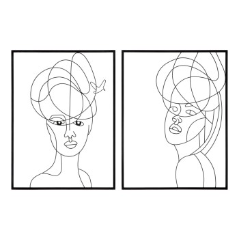 WOMAN SIMPLY IRON PANEL PAIR