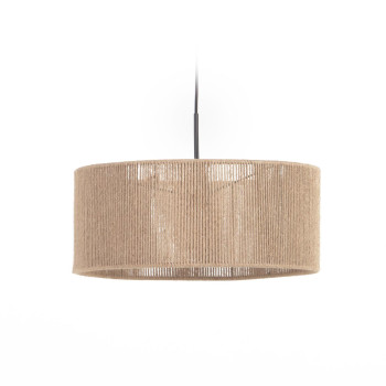 Crista pendant lampshade in jute with natural finish, Ø 47 cm