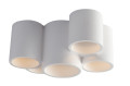 WHITE TUBULAR BANJIE CEILING LAMP 5XGU10 29.6X20X14CM