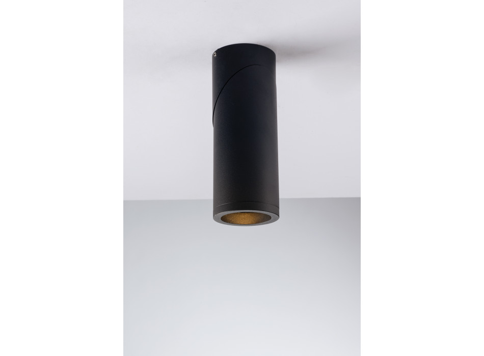 GENESIS GU10 BLACK CEILING LAMP 6X15.5CM