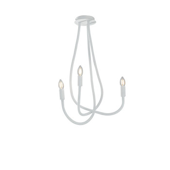 LOVER WHITE CEILING LIGHT 3XE14 15X15X100CM