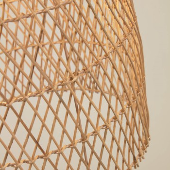 Domitila rattan ceiling lamp with natural finish Ø 44 cm