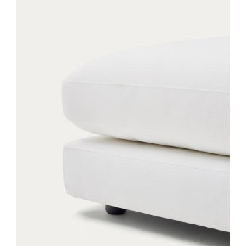 Gala footstool white 90 x 90 cm