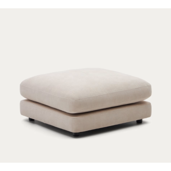 Gala footstool white 90 x 90 cm