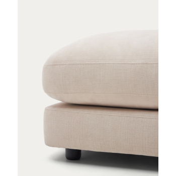 Gala footstool white 90 x 90 cm