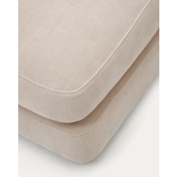 Gala footstool white 90 x 90 cm