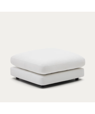 Gala footstool white 90 x 90 cm