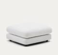 Gala footstool white 90 x 90 cm