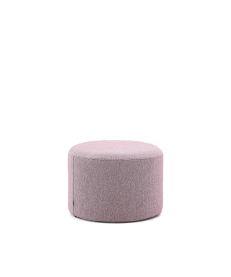 Kaeli footrest with removable cover, purple, Ø 60 cm