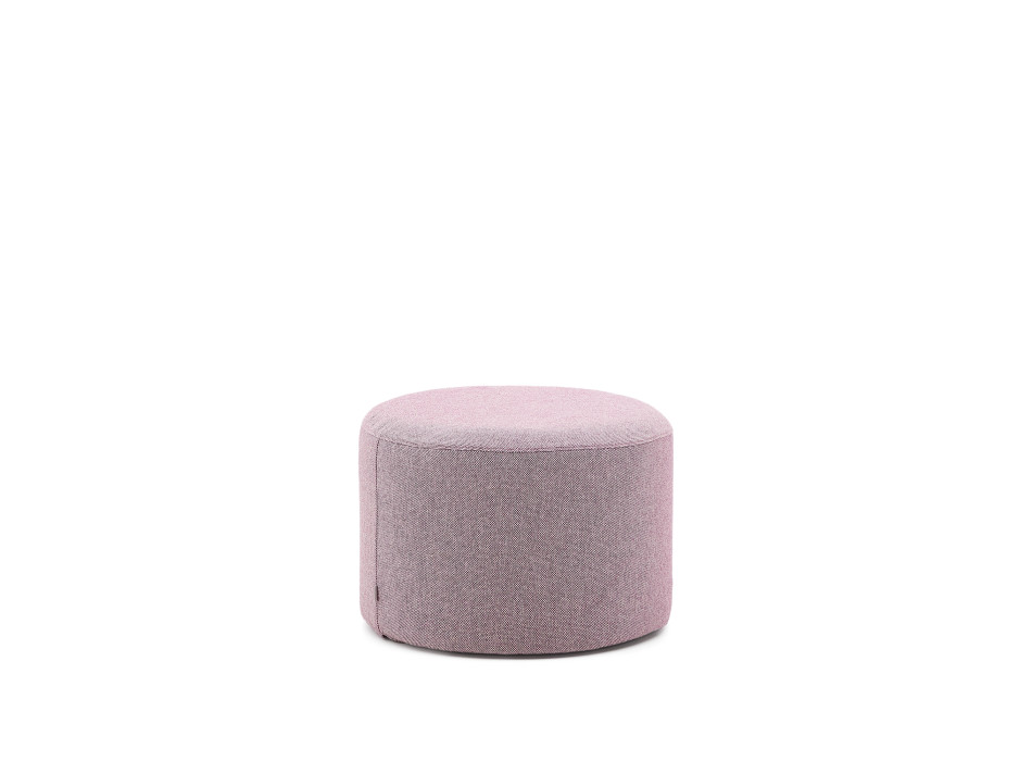 Kaeli footrest with removable cover, purple, Ø 60 cm