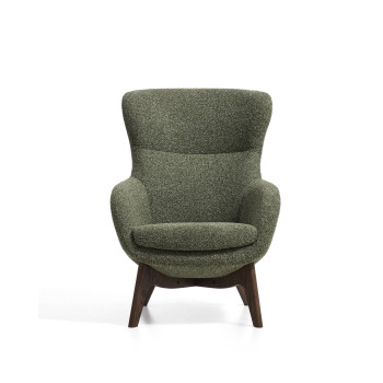 Adiran armchair in thick chenille