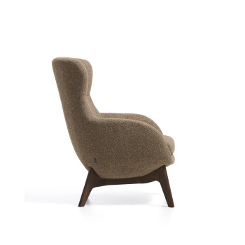 Adiran armchair in thick chenille